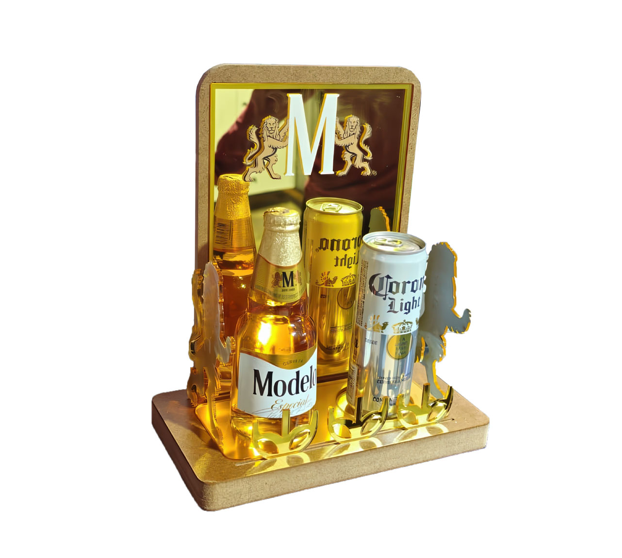 Del Acrílico Espejo al Metal Curvo: Exhibidores que Reflejan la Personalidad de Cada Cerveza