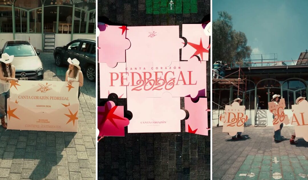 Sobre gigante y rompecabezas impresos en TROVICEL para la activación de Canta Corazón Pedregal en CDMX